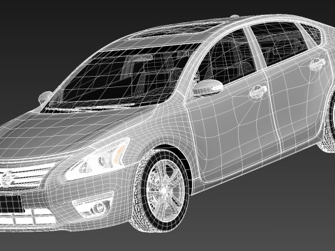 Nissan Altima Sedan 2013 3D-Modell