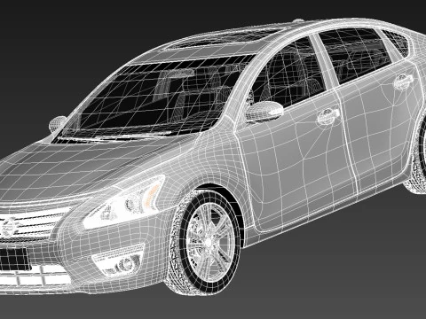 Nissan Altima Sedan 2013 3D Model