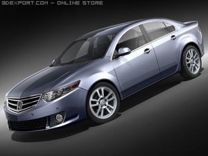 Honda Accord 2009 sedan 3D Model