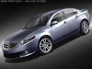 honda accord 2009 sedan 3D Model