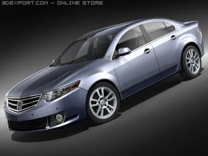 Honda Accord 2009 sedan 3D Model