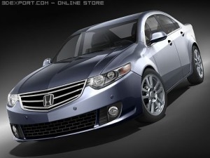 Honda Accord 2009 sedan 3D मॉडल