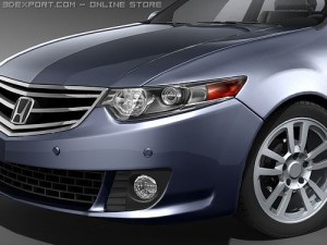 Honda Accord 2009 sedan 3D मॉडल