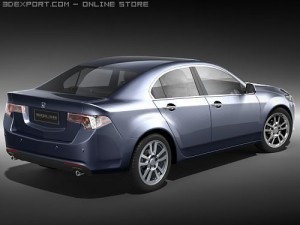 Honda Accord 2009 sedan 3D मॉडल
