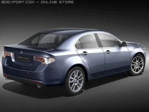 Honda Accord 2009 sedan 3D Model