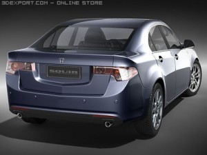 Honda Accord 2009 sedan 3D मॉडल