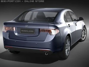 Honda Accord 2009 sedan 3D Model