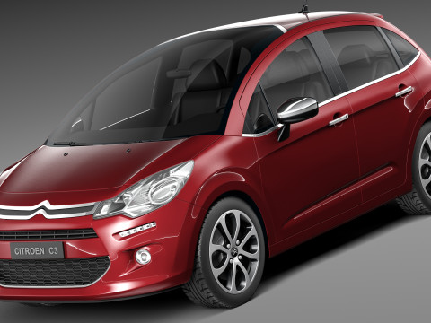 Citroen C3 2013 3D मॉडल