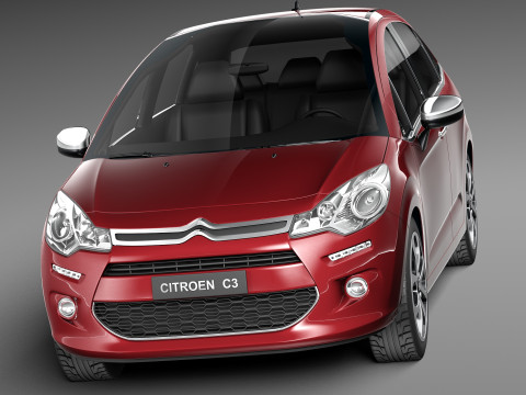 Citroen C3 2013 Model 3D