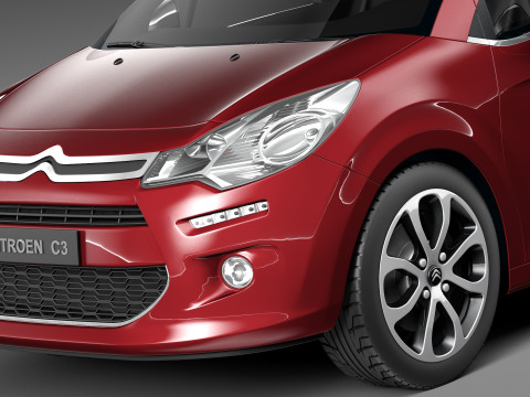 Citroen C3 2013 Model 3D