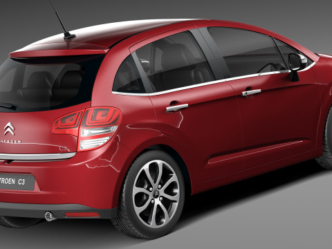 Citroen C3 2013 Model 3D