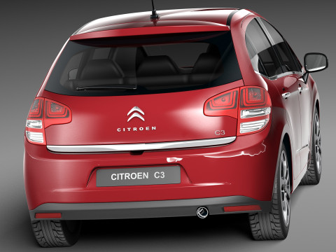 Citroen C3 2013 Model 3D