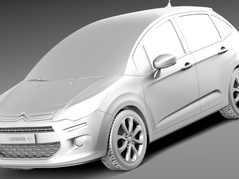 Citroen C3 2013 Model 3D
