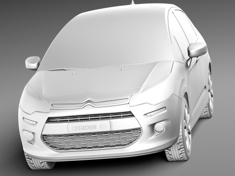 Citroen C3 2013 Model 3D