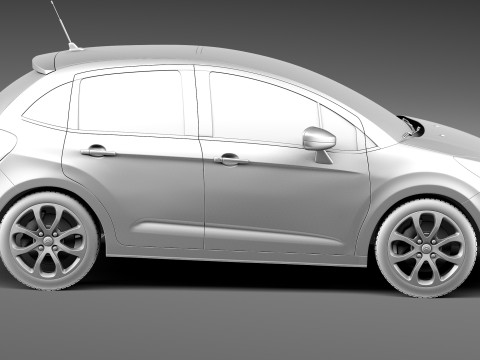 Citroen C3 2013 Model 3D