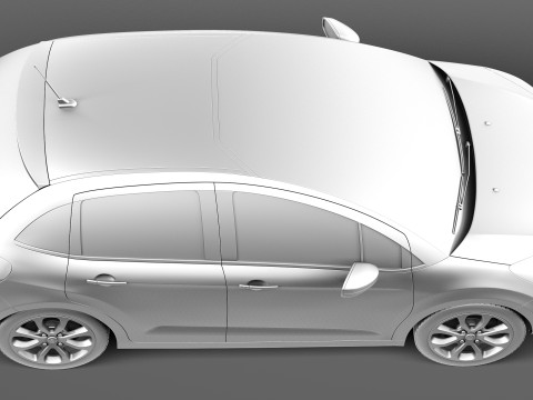 Citroen C3 2013 Model 3D