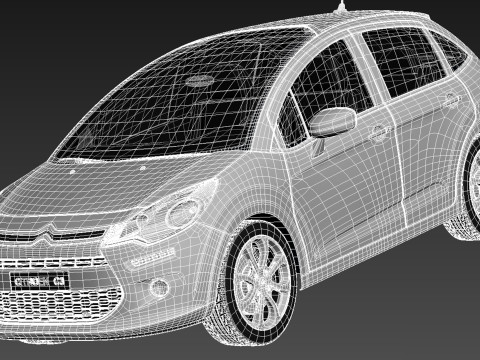 Citroen C3 2013 Model 3D