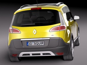 Renault Scenic Xmod 2014 Modelo 3D