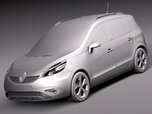 Renault Scenic Xmod 2014 Modelo 3D