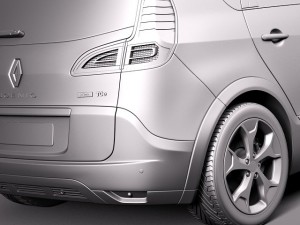 Renault Scenic Xmod 2014 Modelo 3D