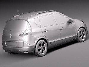 Renault Scenic Xmod 2014 Modelo 3D