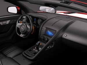 Jaguar F-type Convertible 2014 3D Model
