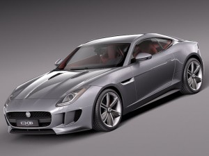 Jaguar F-type Coupe CX16 3D 모델