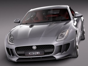 Jaguar F-type Coupe CX16 3D-Modell