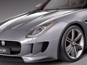 Jaguar F-type Coupe CX16 3D-Modell