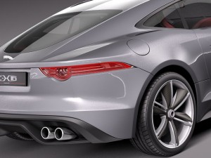 Jaguar F-type Coupe CX16 3D-Modell