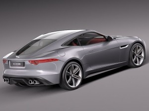 Jaguar F-type Coupe CX16 3D-Modell