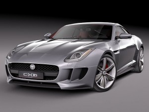 Jaguar F-type Coupe CX16 3D-Modell