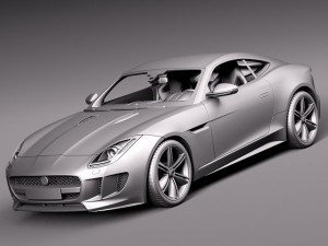 Jaguar F-type Coupe CX16 3D-Modell