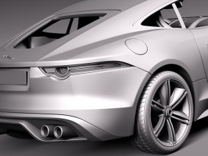 Jaguar F-type Coupe CX16 3D-Modell