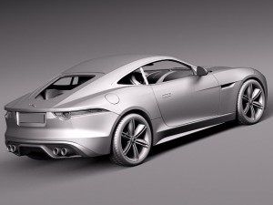 Jaguar F-type Coupe CX16 3D-Modell