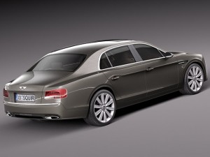 Bentley Flying Spur 2014 3D Модель