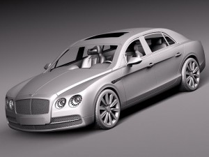 Bentley Flying Spur 2014 3D Модель
