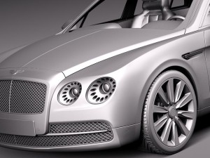 Bentley Flying Spur 2014 3D Модель