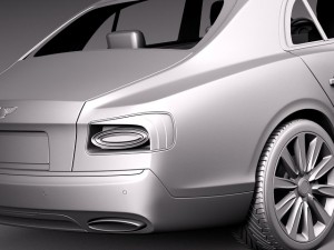 Bentley Flying Spur 2014 3D Модель