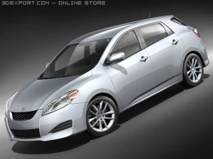 Toyota Matrix Hatchback 2009r Model 3D