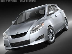 Toyota Matrix Hatchback 2009 3D 모델