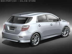 Toyota Matrix Hatchback 2009 3D 모델