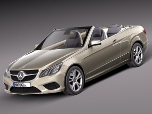 Mercedes-Benz E-class Cabriolet 2014 Modèle 3D