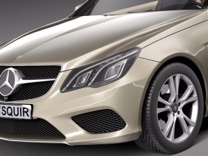 Mercedes-Benz E-class Cabriolet 2014 3D Model