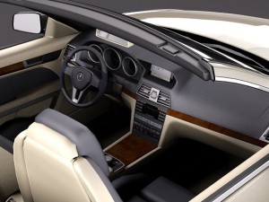Mercedes-Benz E-class Cabriolet 2014 3D Model