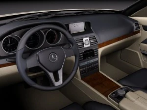 Mercedes-Benz E-class Cabriolet 2014 3D Model