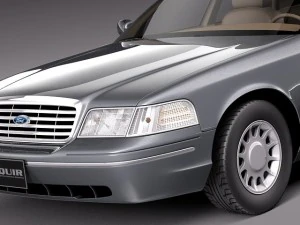 Crown Victoria 1998-2011 3D Model