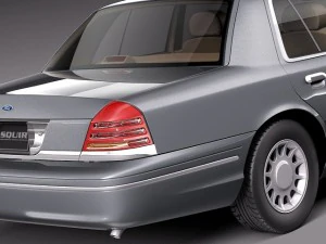 Crown Victoria 1998-2011 3D Model