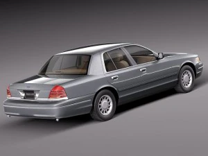 Crown Victoria 1998-2011 3D Model