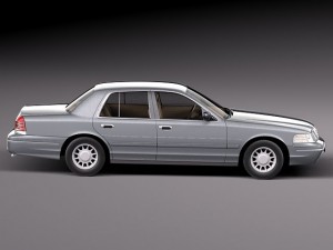 Crown Victoria 1998-2011 Model 3D